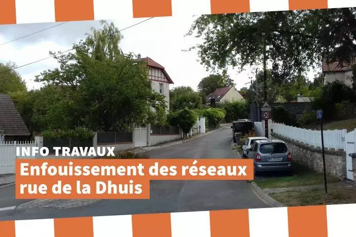 Travaux dans la rue de la Dhuis