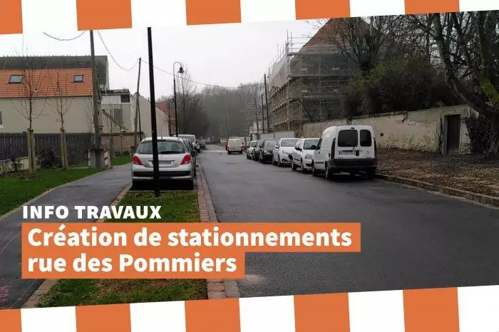 Travaux dans la rue des Pommiers