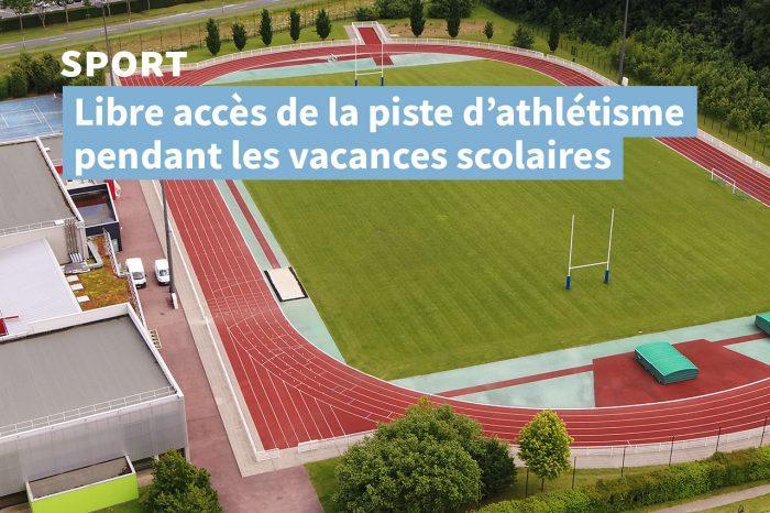 Accès libre de la piste d’athlétisme