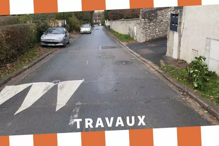 Reprise de voirie dans le chemin du Pré de la Fontaine